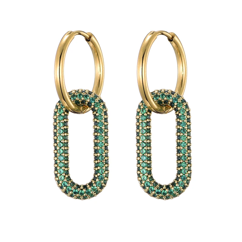 Boucles d’oreilles créoles Léonie – Image 7