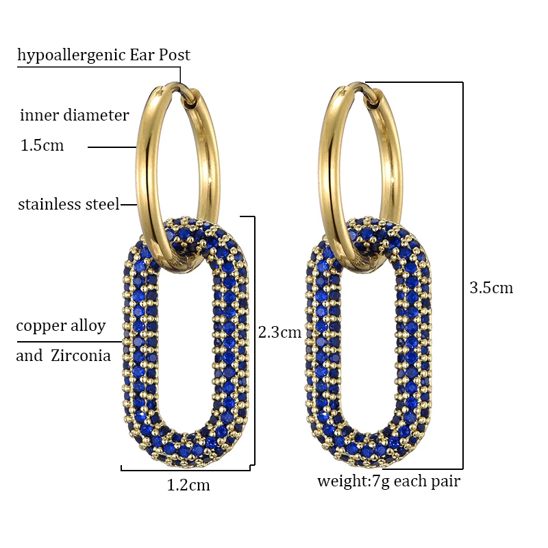 Boucles d’oreilles créoles Léonie – Image 4