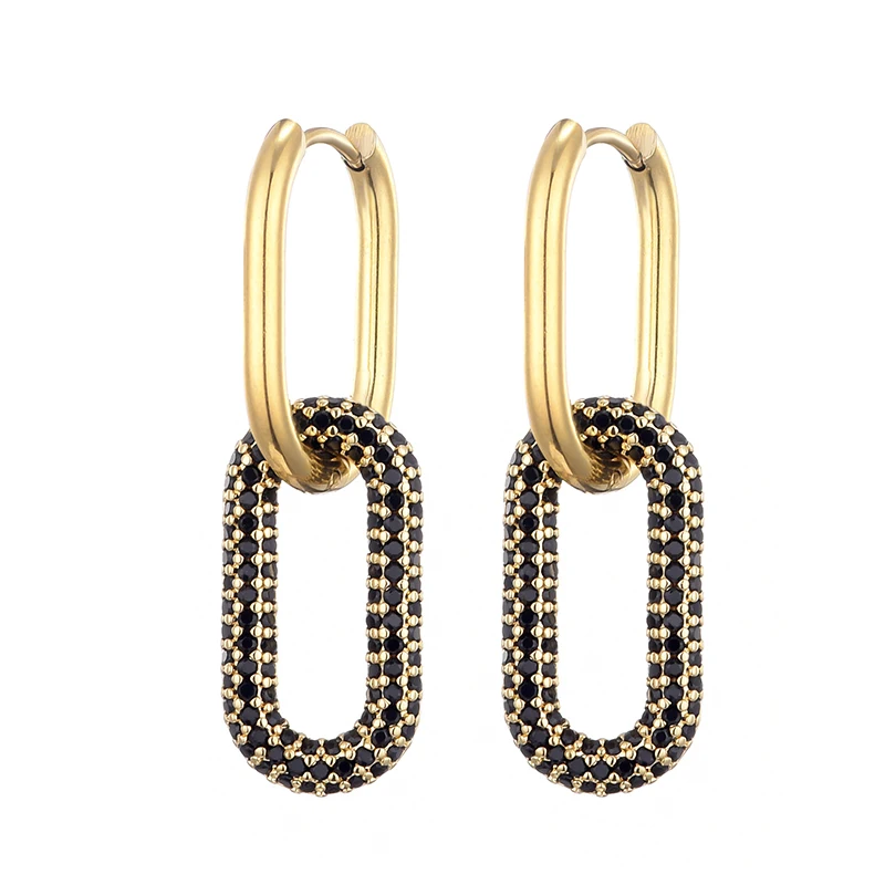 Boucles d’oreilles créoles Léonie – Image 2